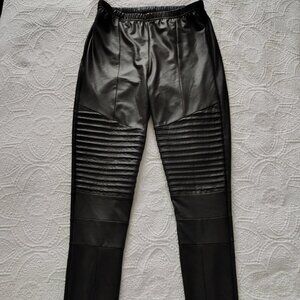 NWOT!!  Plush Lined Leggings Black - Soft Elastic Waist Band - Medium